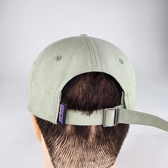 Patagonia Fitz Roy Icon Trad Cap Adjustable Light Green Hats - Picture 2 of 11